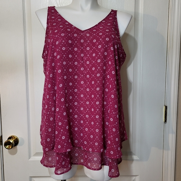 Lane Bryant Tops - Lane Bryant Floral Tank Top